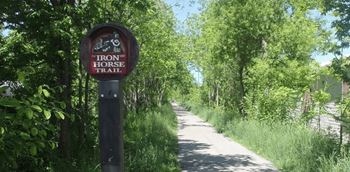 Private access to iron horse trail